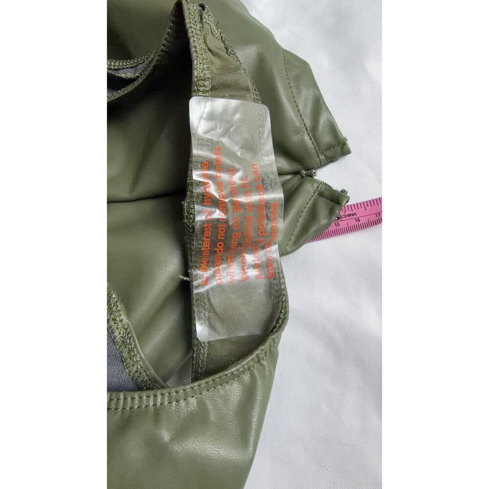 Adidas x Ivy Park Beyoncé Padded Faux Leather Body Suit Wild Pine Size XL - Picture 8 of 16